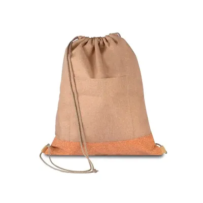 Mochila Saco Poliester 600d Com Bolso Frontal