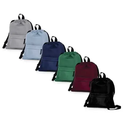 Mochila Saco Poliester Com Detalhes em Nylon