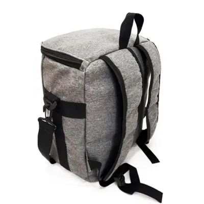 Mochila térmica cinza