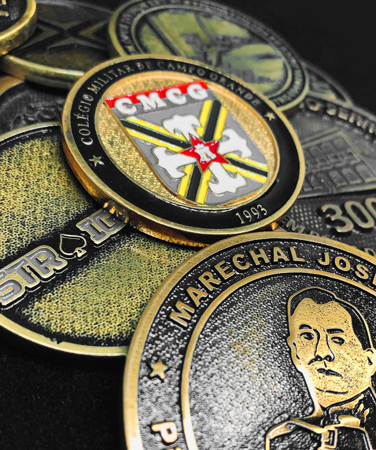 Moedas em Fundição
