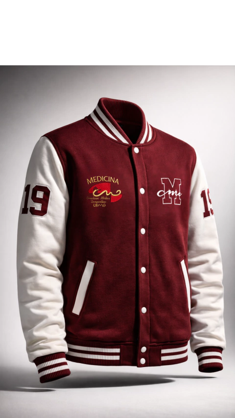 Moletom Jaqueta College Varsity Personalizado