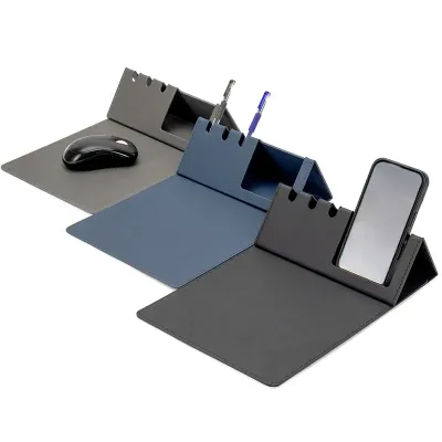 Mouse Pad com Suporte de Celular (opções de cores)