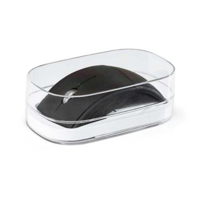Mouse wireless dobrável em caixa transparente
