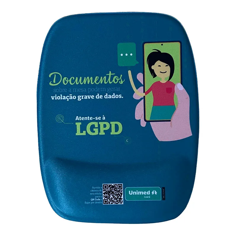 Mousepad Retangular Ergonômico