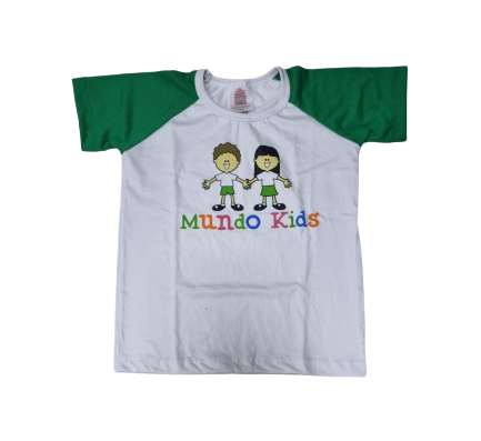 Mundo Kids Camisa Manga Raglã