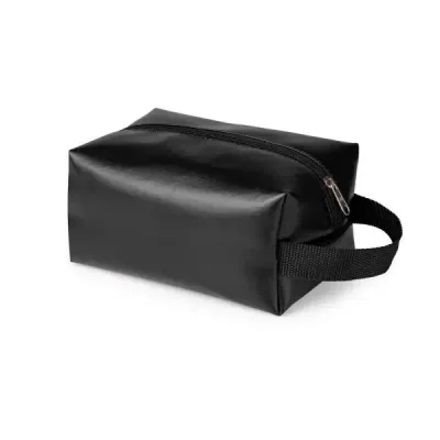 Necessaire c Alca em Material Sintetico Preta