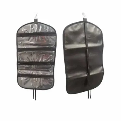 Necessaire Cabide Preto Sintetico