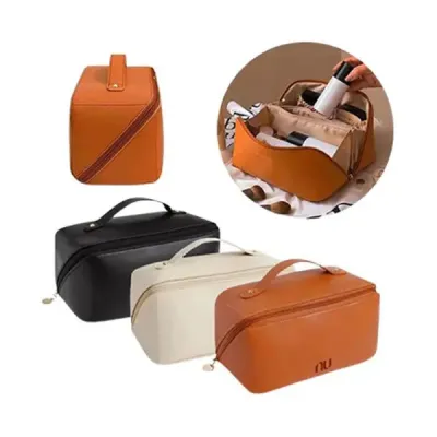 Necessaire Carrie Unissex em Couro Sintetico