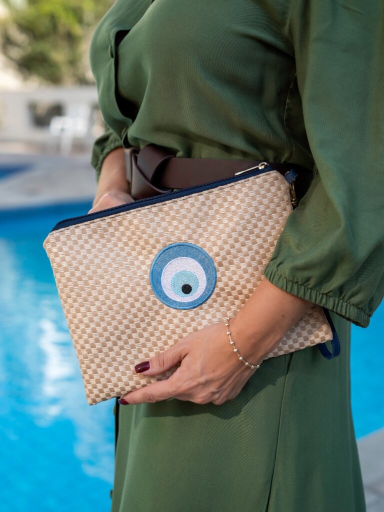 Necessaire Clutch Palha - Cramby Presentes Personalizados