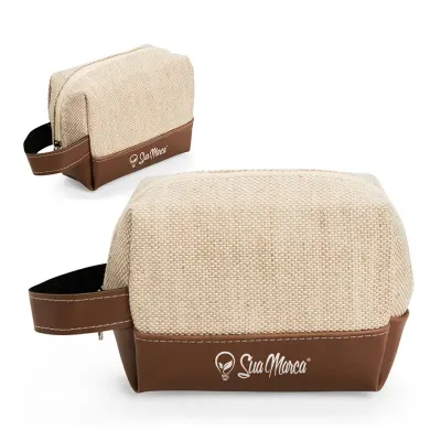 Necessaire Ecologica Personalizada de Juta