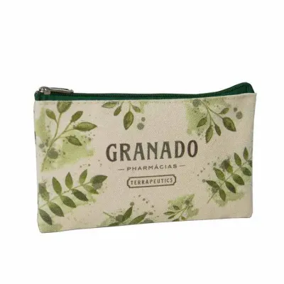 Necessaire em Algodao Acabamento em Costura