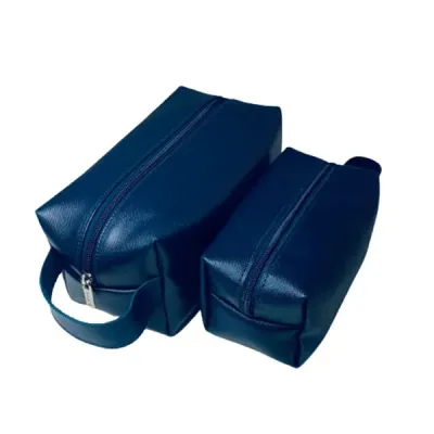 Necessaire em Couro Legitimo ou Sintetico