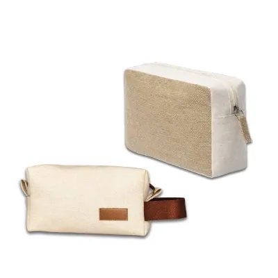 Necessaire em juta Personalizada