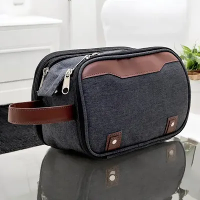 Necessaire em Nylon Mescla 24x15x12cm