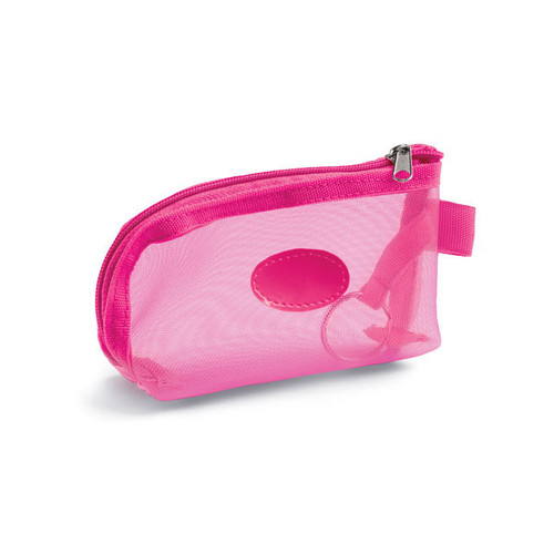 NECESSAIRE EM PVC E TELA