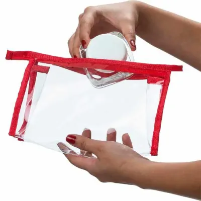 Necessaire em Pvc Transparente Personalizada