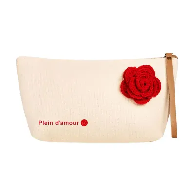 Necessaire Flor e Poesia Personalizada