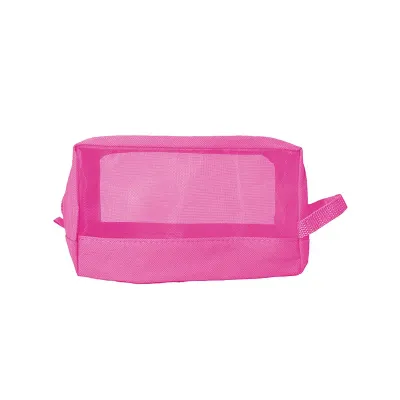 Necessaire Gramado Rosa Pequena