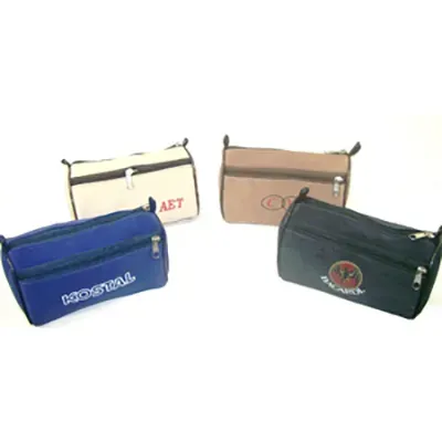 Necessaire personalizada em courino em cores