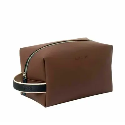 Necessaire Sintetico Com Interior Forrado