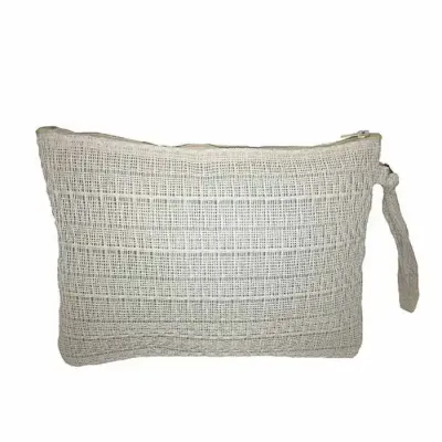 Necessaire Tela Cru Com Alca