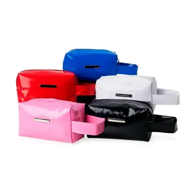 Necessaire Vinil Impermeavel Com Plaquinha