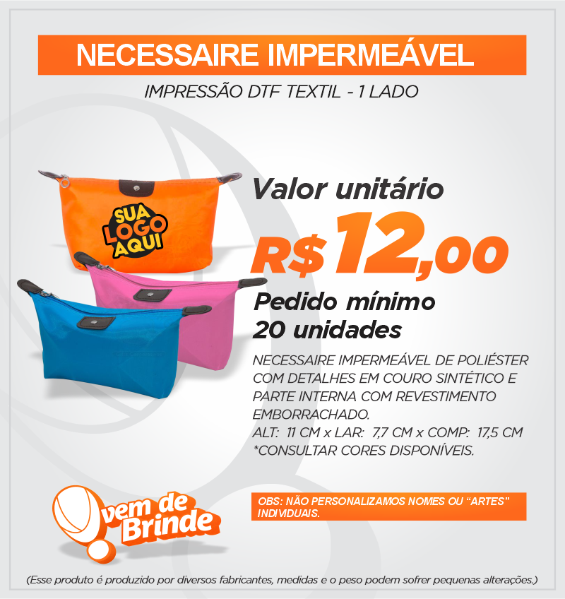 Necesseire Impermeável