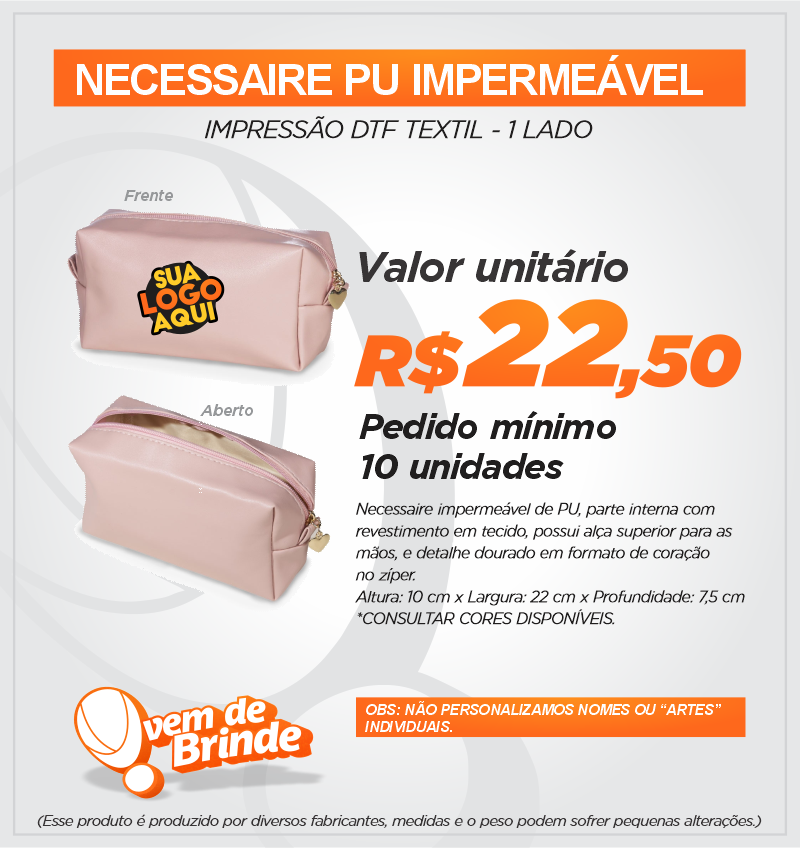 Necesseire PU Impermeável