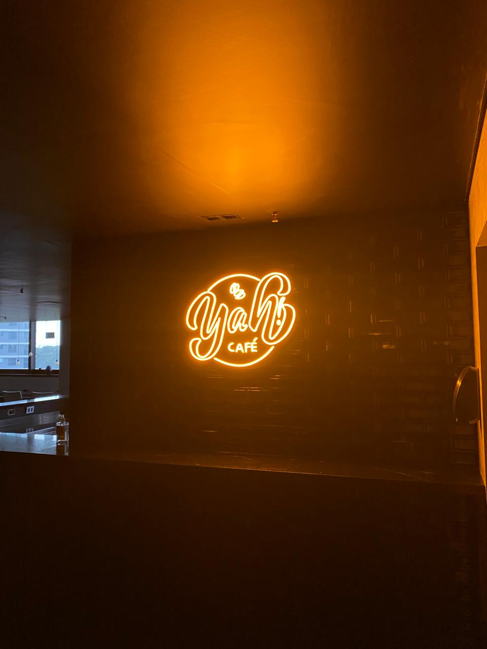 Neon decorativo para cafeteria