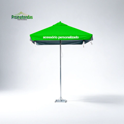 Ombrelone Quadrado Personalizado | Proteção Solar, Elegância e Divulgação da Sua Marca