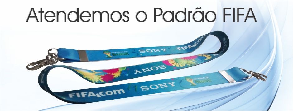 Cordão para crachá personalizado — foto 2
