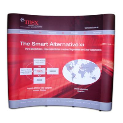 Painel da Linha Pop up em Aluminio e Abs
