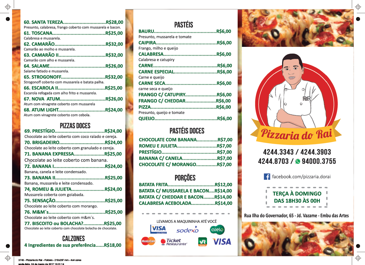 Panfletos para Pizzarias Preço Imbatível