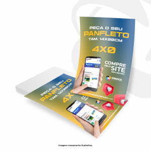 Panfletos Promocional Tam. 14x20
