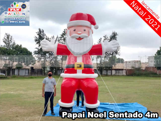 Papai Noel Inflavel Gigante — foto 2