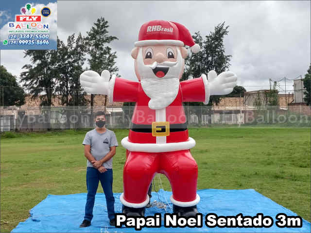 Papai Noel Inflavel Gigante — foto 3