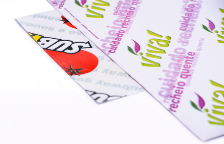 Papel de embrulho personalizado (folhas) — foto 2