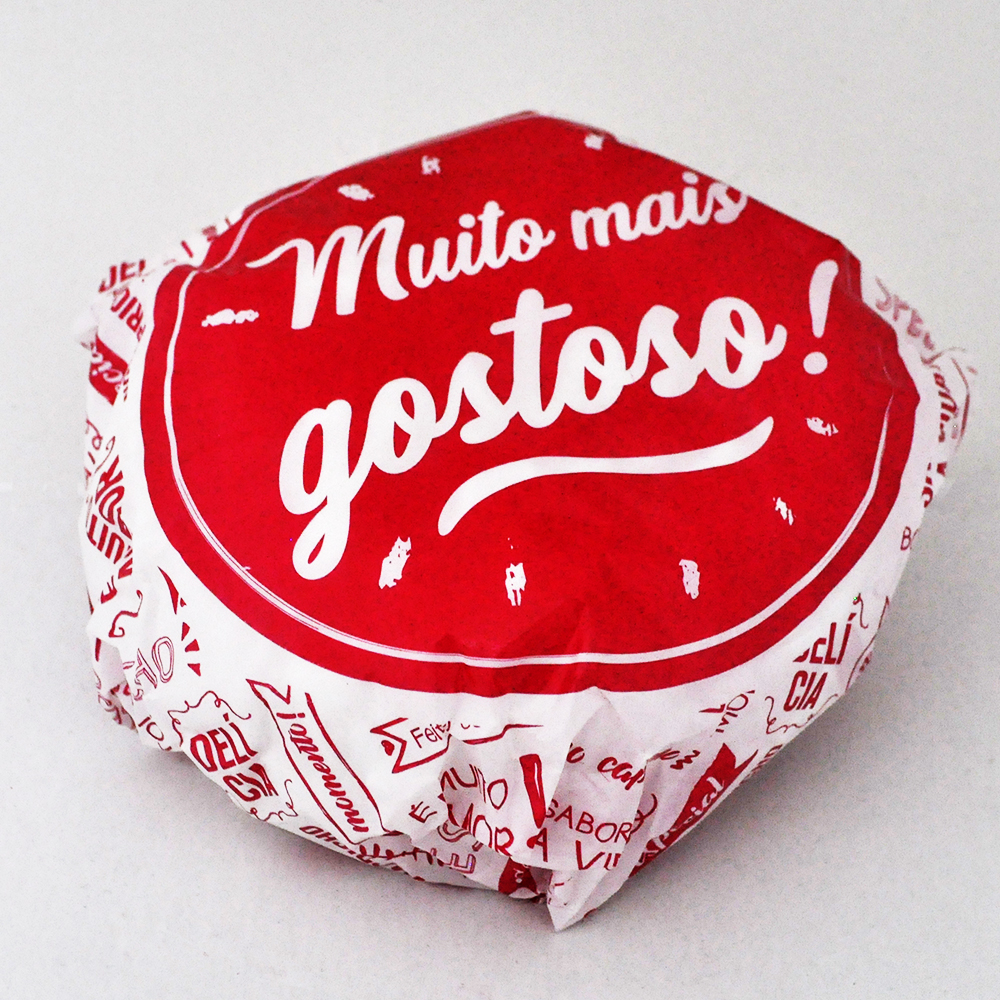 PAPEL MANTEIGA PARA LANCHE - MOD 2 - 50 UNIDADES