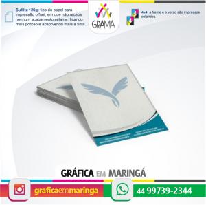 Papel Timbrado Sulfite 120g 21x29,7cm 21 x 29,7 cm Sulfite 120g 4x4 Sem revestimento