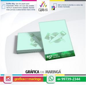 Papel Timbrado Sulfite 90g 21x29,7cm 21 x 29,7 cm Sulfite 90g 4x0 Sem revestimento