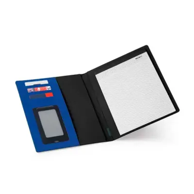Pasta a4 em Microfibra Com Porta Esferografica