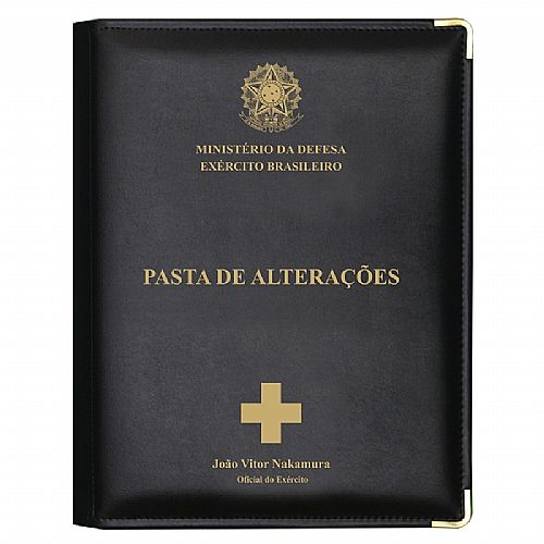 Pasta de Alterações em Couro Sintético com Personalização Individual — foto 2