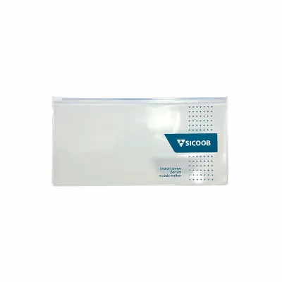 Pasta com zíper em PVC allklear