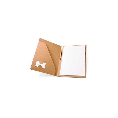 Pasta Convencao de Papel Personalizada em Formato a4 em Papel Cartao 450 gm Incluso Bloco Com