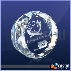 Peca Personalizada em Cristal Optico