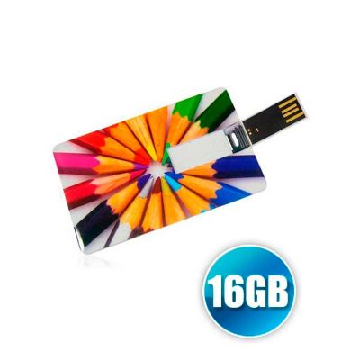 Pen Card Personalizado de 16gb Com Impressao Digital da Logomarca e Garantia de 05 Anos Esse e o br