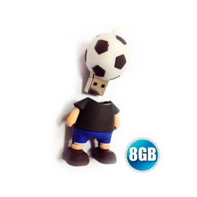 Pen Drive 3d 8gb Customizado em Borracha