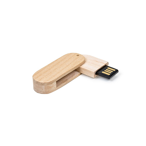 Pen Drive 4GB Bambu Giratório Sisyphus