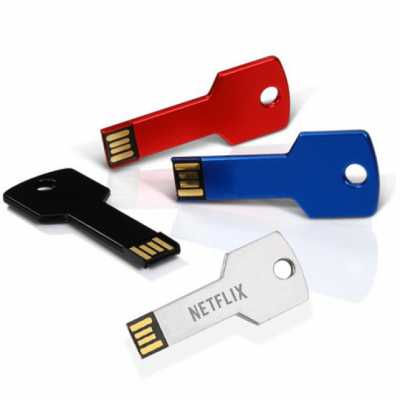 Pen Drive Aluminio Formato Chave 4gb8gb16gb32gb