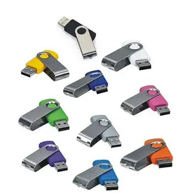 Pen Drive de Metal Giratorio 4gb